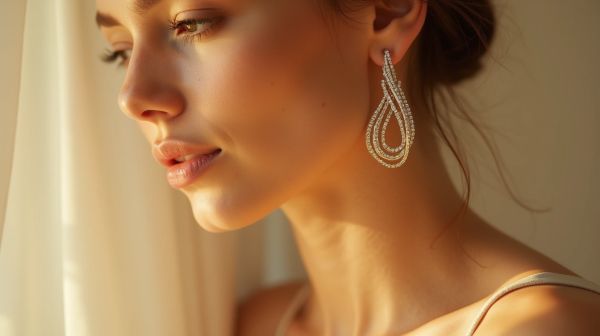 Élégance réinventée avec des boucles d'oreilles diamant